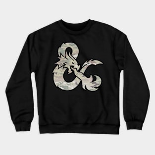 Camo Dungeons and Dragons Dragon Crewneck Sweatshirt